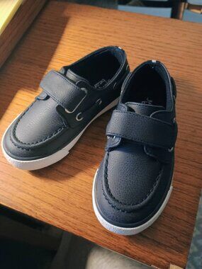 Jumping Beans Kids Boat Shoes - Black - 7M - NEW!